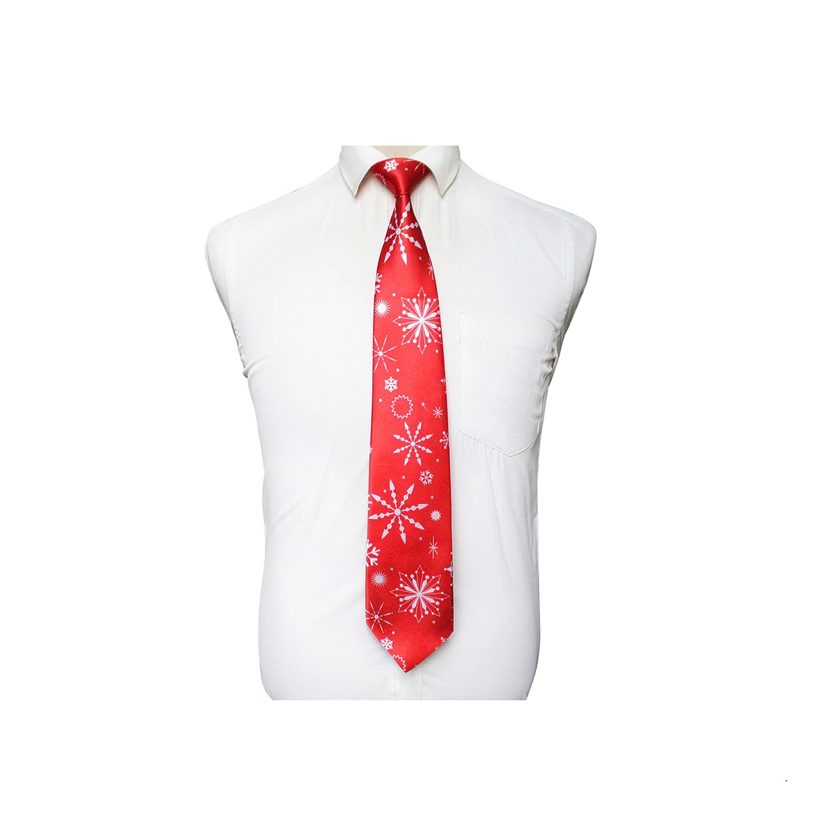 Karácsonyi nyakkendő – Hópelyhes