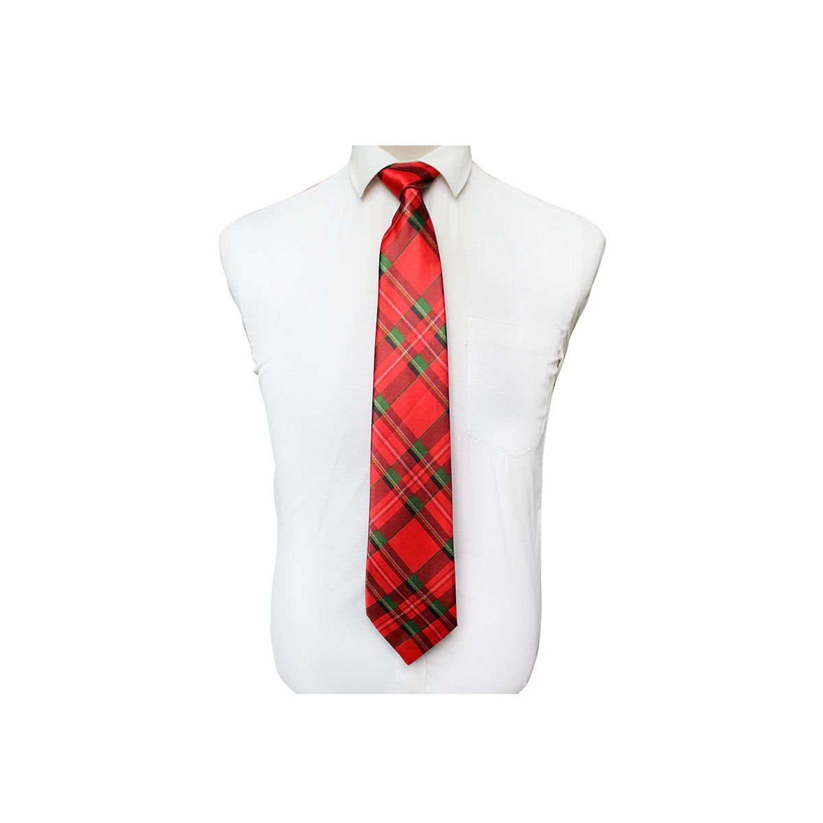 Karácsonyi nyakkendő - Kockás