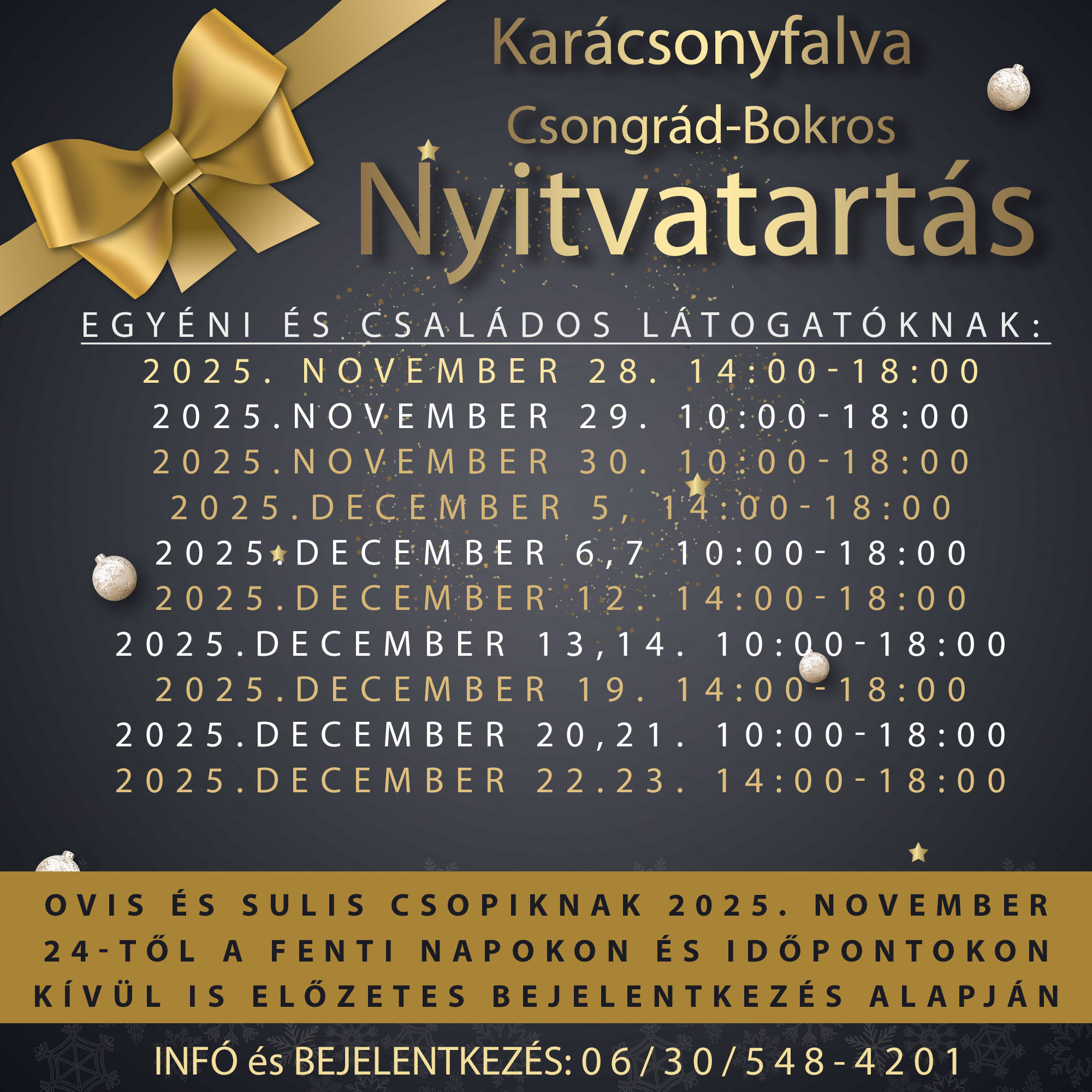 Karácsonyfalva Csongrád-Bokros – Információk – 2025 Karácsonyfalva Csongrád-Bokros – Információk – 2025