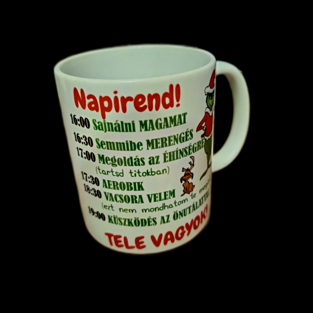 Grincs Napirend Bögre