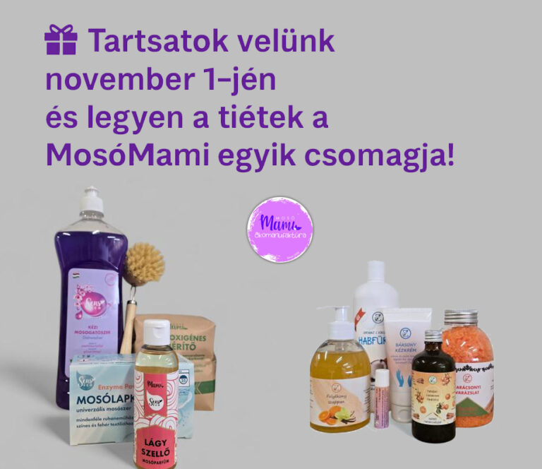 MosóMami - 2 db -környezettudatos tisztítószerek és kozmetikumok